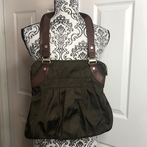 Baggallini Brown Purse Zipper Pockets